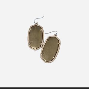 Kendra Scott Dabielle Earrings, Natural Pyrite